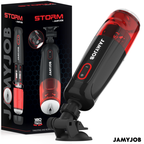 Masturbátor JAMYJOB STORM s 10 rotačnými režimami