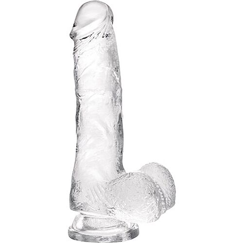 Dildo S Pleasures Jelly Transparent S s ventózou