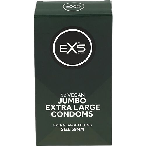 Kondómy Exs Jumbo 12's extra veľké a pohodlné