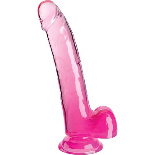 Dildo King Cock Clear 20.3 cm s prísavkou