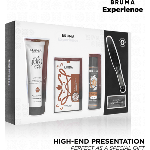 Kit masáže BRUMA XPERIENCE s vibrátorom a olejom