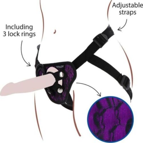 Postroj GET REAL Strap-On s polstrovaním