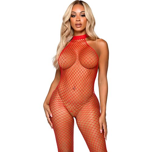 Bodystocking Leg Avenue Le Frivole s halter krkom