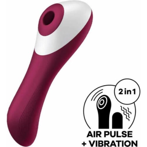 Vibrátor SATISFYER AIR PULSE DUAL CRUSH s dvojitým účinkom
