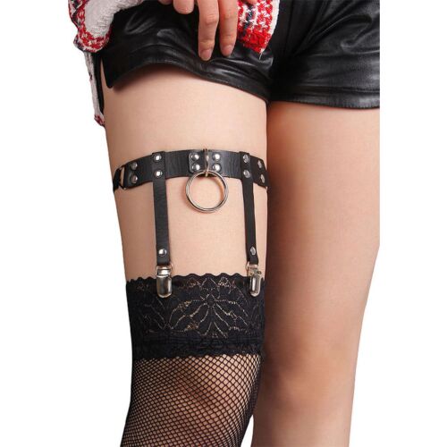 Podväzkový pás SUBBLIME FETISH Adjustable Leather Punk