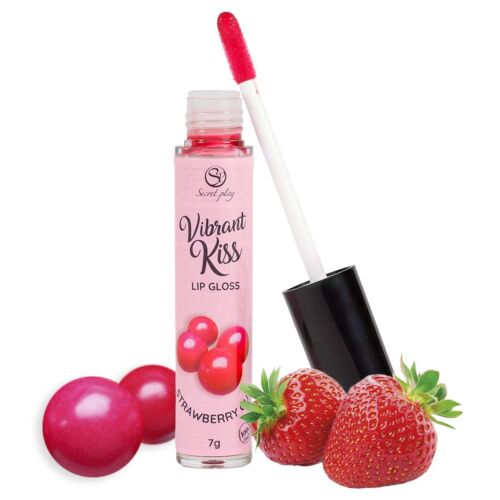 Lesk na pery SECRETPLAY - Vibrant Kiss Strawberry Gum