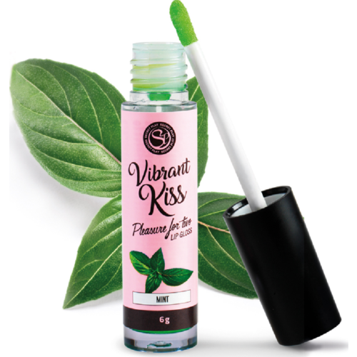 Olej SECRETPLAY Vibrant Kiss s vibráciou a mentolom