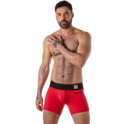 Boxerky LOCKER GEAR WIDE WAISTBAND TRUNK s veľkým zipsom