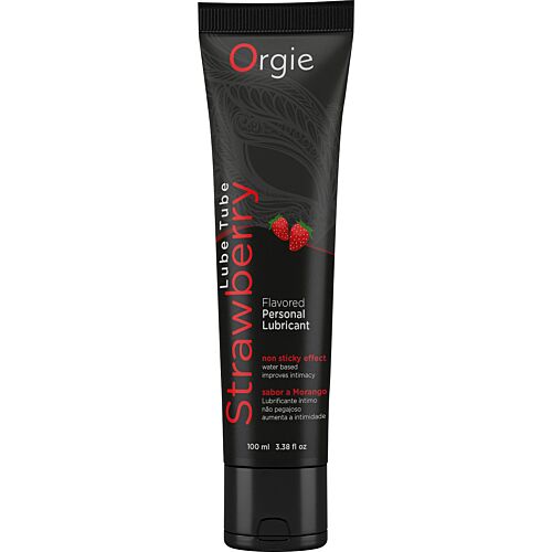 Lubrikant Orgie Lube Tube Strawberry 100 ml s príchuťou jahody