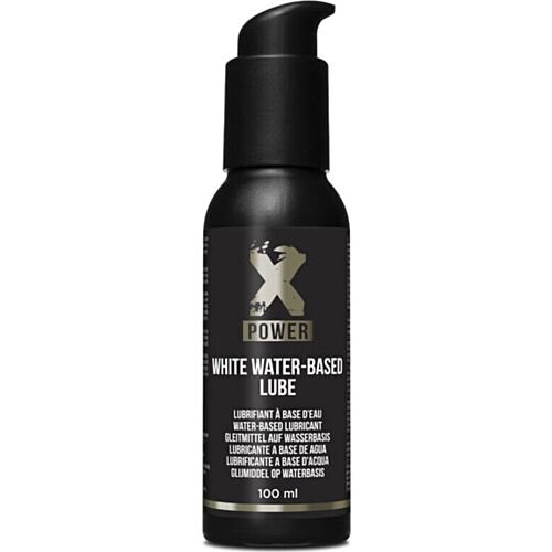 Lubrikant XPOWER White Water-Based 100 ml s erotickou textúrou
