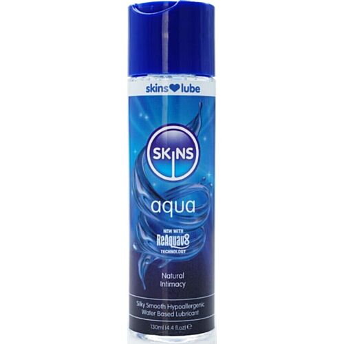 Lubrikant Skins Aqua 130 ml s rehydratáciou vodou