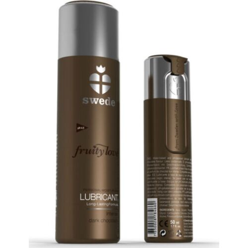 Lubrikant SWEDE Chocolate Čierny 100 ml s prírodnou chuťou