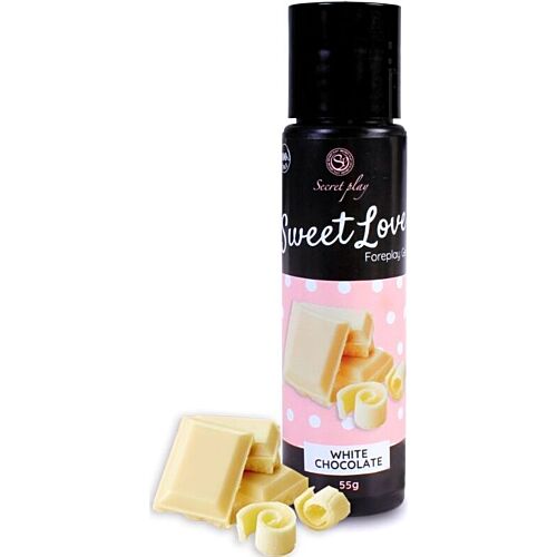 Lubrikant Secretplay Chocolate Biele 60ml s chuťou