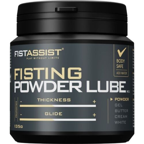 Lubrikant COBECO FIST ASSIST POWDER LUBE s prispôsobiteľnou textúrou