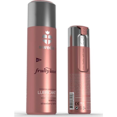 Lubrikant Swede Fruity Love s príchuťou jahôd 50 ml