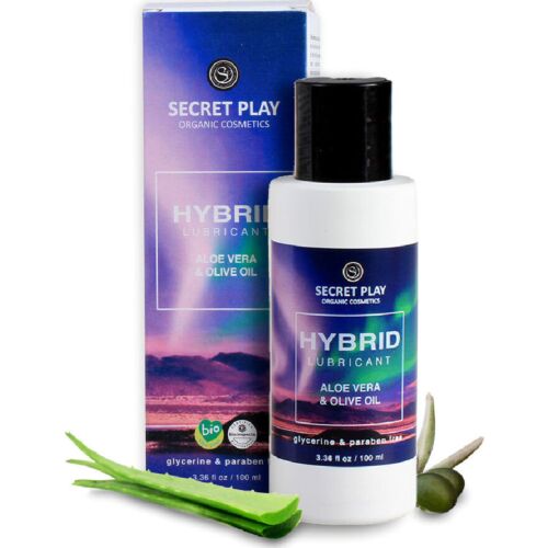 Lubrikant SECRETPLAY 100 ml s Aloe Vera a olivovým extraktom