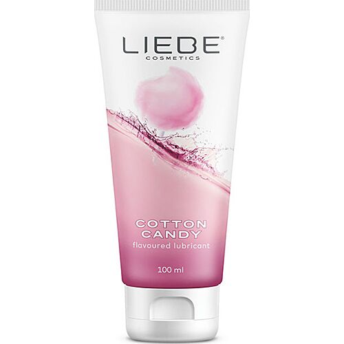 Lubrikant Liebe Cotton Candy 100 ml s príchuťou