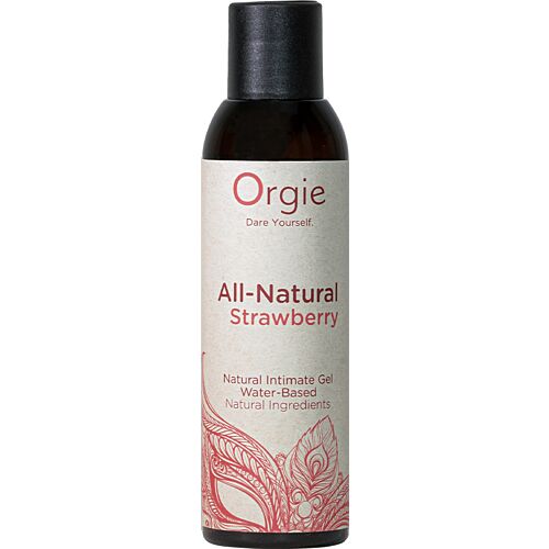 Lubrikant Orgie All-Natural Strawberry s jahodovou chuťou