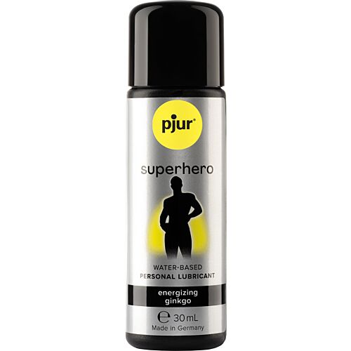Lubrikant Pjur Superhero Glide 30 ml s energizujúcim ginkgom