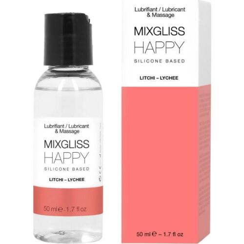 Lubrikant Mixgliss Happy Litchi 50 ml - Hladký a voňavý