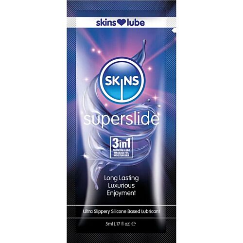 Lubrikant SKINS Superslide 5 ml – ultradlhý a ľahký