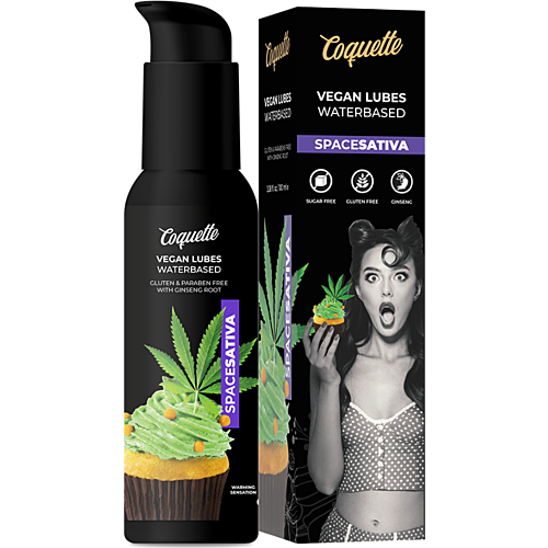 Lubrikant Coquette Cosmetics Space Sativa 100ml s príchuťou