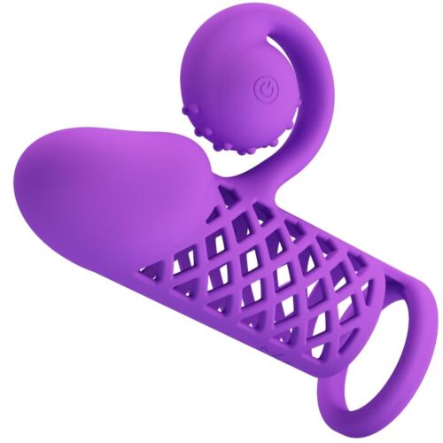 Návlek na penis Romance Harden s 10 funkciami vibrácie