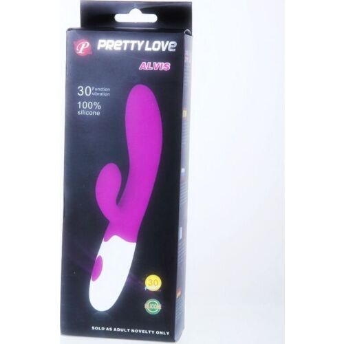 Rabbit vibrátor PRETTY LOVE FLIRTATION Alvis s stimulátorom klitorisu