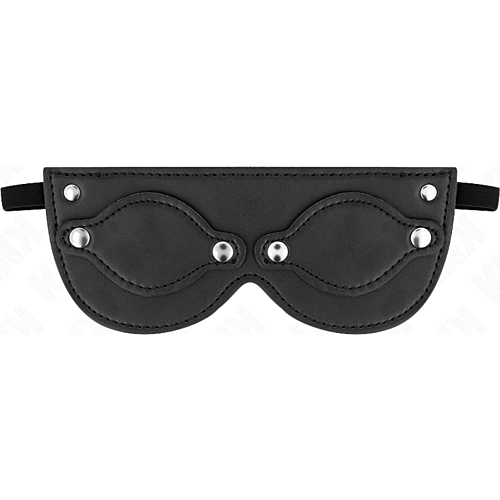 BDSM Maska KINK MASKED ALLURE s odnímateľnými krytmi očí