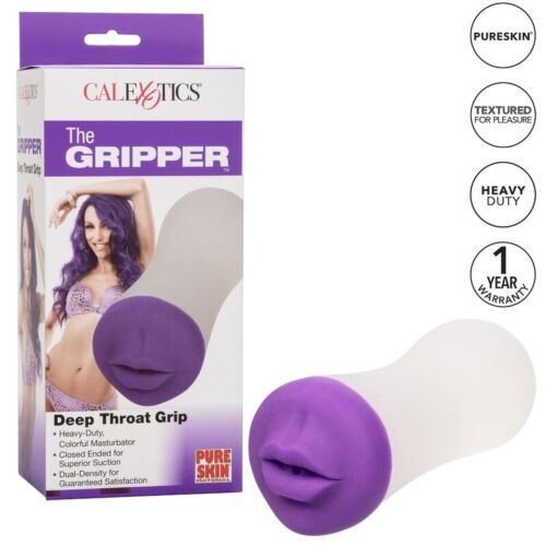 Masturbátor CALEXOTICS DEEP THROAT GRIP s účinnou saciou funkciou