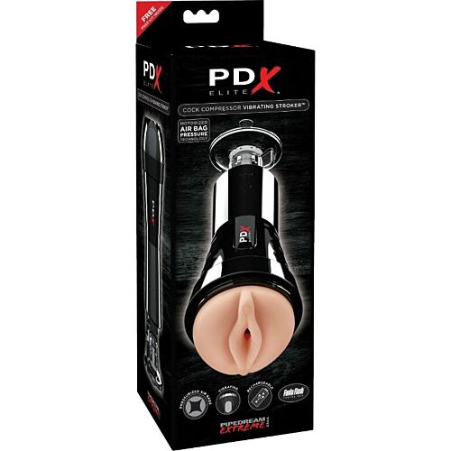 Masturbátor PDX ELITE Airbag s vibráciou a reguláciou tlaku