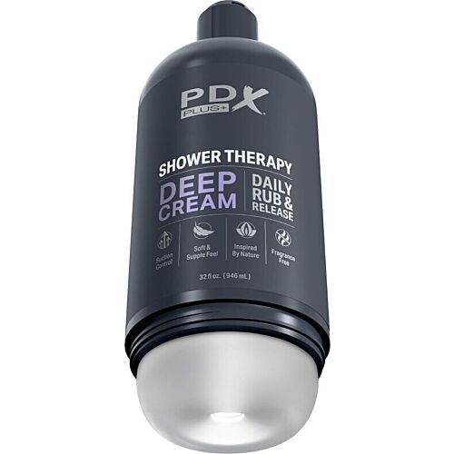 Masturbátor PDX PLUS+ Deep Cream, diskrétny dizajn
