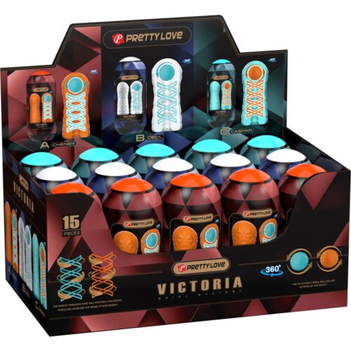 Masturbátor Pretty Love Victoria s rotačnou slučkou