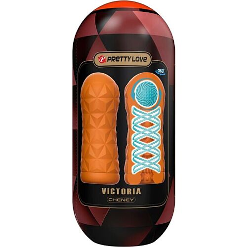 Masturbátor Pretty Love Victoria Cheney s rotujúcou špirálou