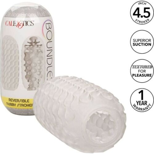 Masturbátor CALEXOTICS Nubby Stroker s reversibilnou textúrou