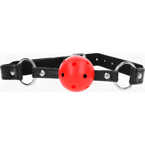 Gag KINK Hollow Hard Red Ball 4,5 cm
