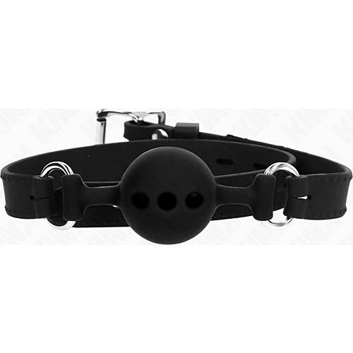 Mordaza KINK s guľou z jemnej silikóny