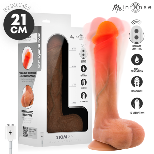Vibrátor MR. INTENSE BRADLEY s ovládaním a vyhrievaním