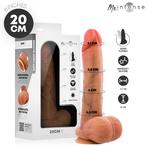 Dildo MR. INTENSE Gary M 20 cm s realistickým pocitom