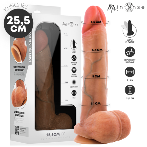Dildo MR. INTENSE Gary XL 25.5 cm s testikulami