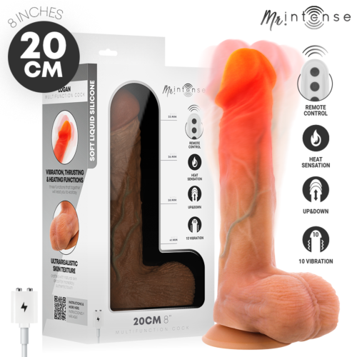 Vibrátor MR. INTENSE Logan s diaľkovým ovládaním a ohrevom