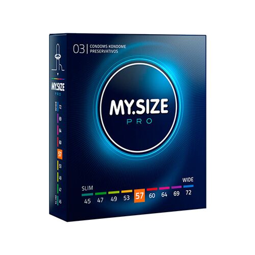 Kondómy MY SIZE PRO 57 mm - ultrasenzitívne prispôsobenie