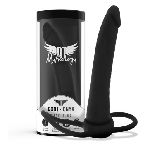 Dildo Anal Mythology Cobi Onyx pre Dvojitú Penetráciu