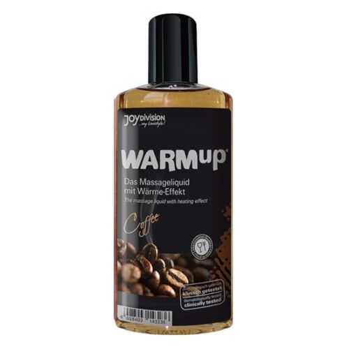 Olej na masáž JoyDivision WARMUP COFFEE s hrejivým efektom