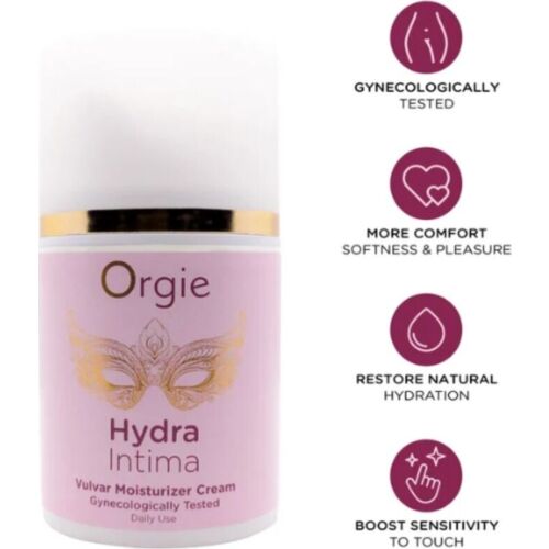 Každodenný vulválny hydratačný krém ORGIE HYDRA INTIMA 50 ml