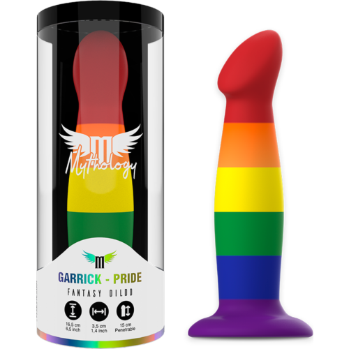 Dildo Mythology Garrick Pride - Ergonomický dizajn a flexibilita