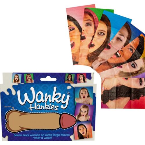 Pána Spencer & Fleetwood Wanky Hankies s provokatívnymi dizajnmi