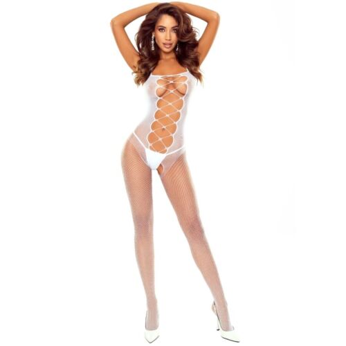 Bodystocking PASSION WHITE LACED BODYSTOCKING