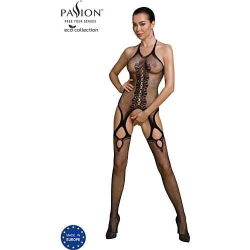 Bodystocking Passion Woman BS013 s ekologickými materiálmi