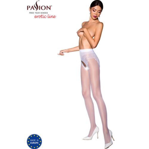 Pančuchy Passion Woman TIOPEN 006 s neobvyklým strihom